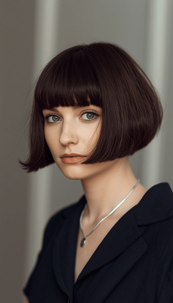 Blunt Bob with Bangs