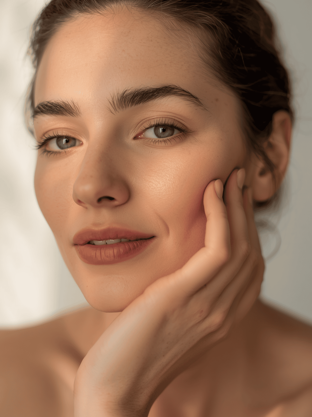 Gentle cleanser
Hydrating toner or essence (adds a hydration layer, optional but helpful at this stage)
Lightweight serum (vitamin C or niacinamide)
Moisturizer
SPF 30+ (non-negotiable)